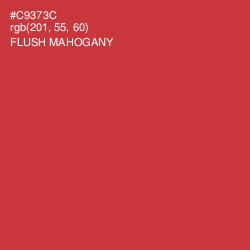#C9373C - Flush Mahogany Color Image